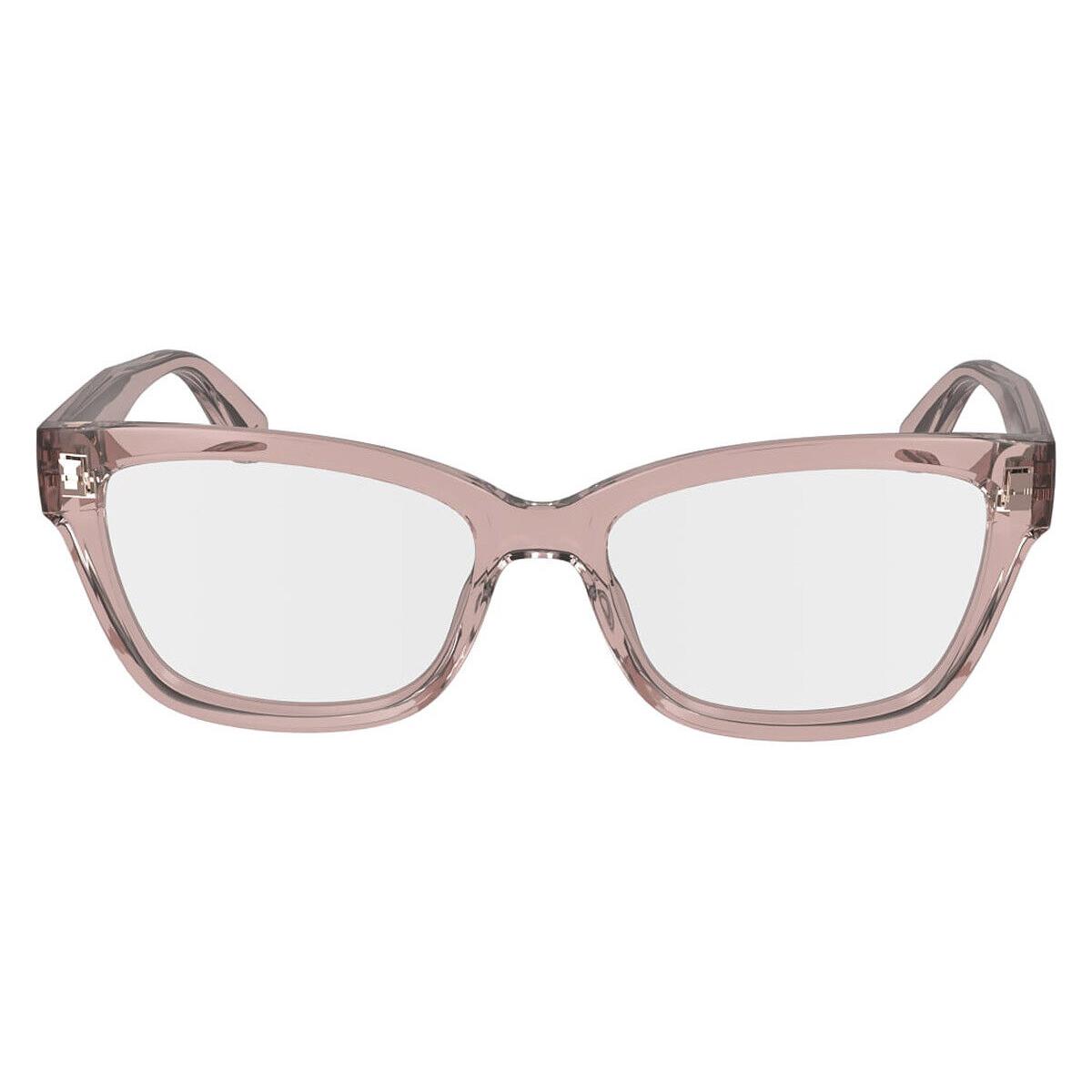 Longchamp LO2738 Eyeglasses Women Transparent Rose 53mm