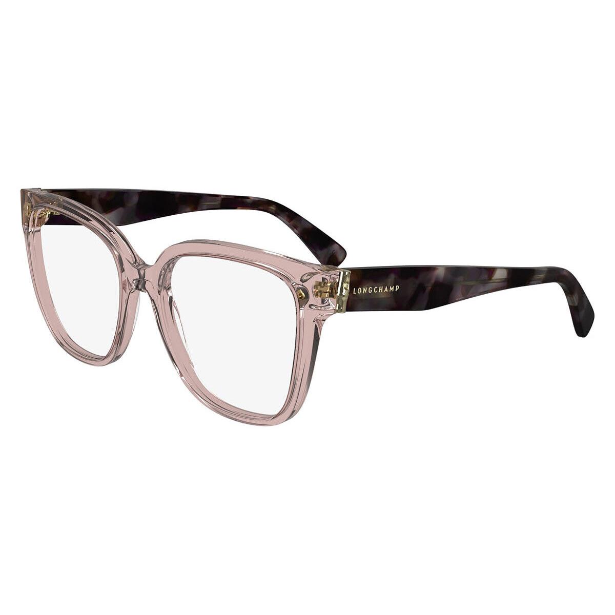 Longchamp LO2745 Eyeglasses Transparent Rose/havana 54mm