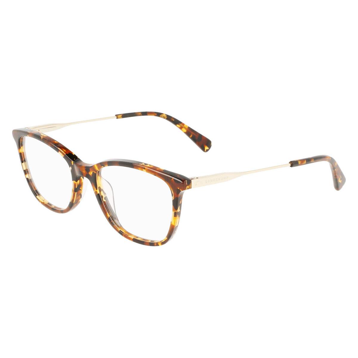 Longchamp LO2683 Eyeglasses Women Dark Havana Square 49mm