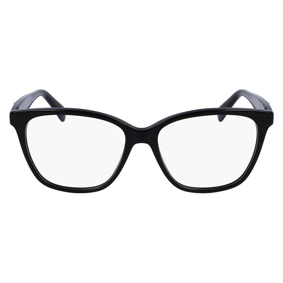 Longchamp Lon Eyeglasses Women Black 52mm