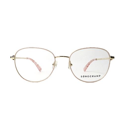 Longchamp Eyeglasses LO2127 601 Rose Gold / Pink Optical Frame 52-18-140