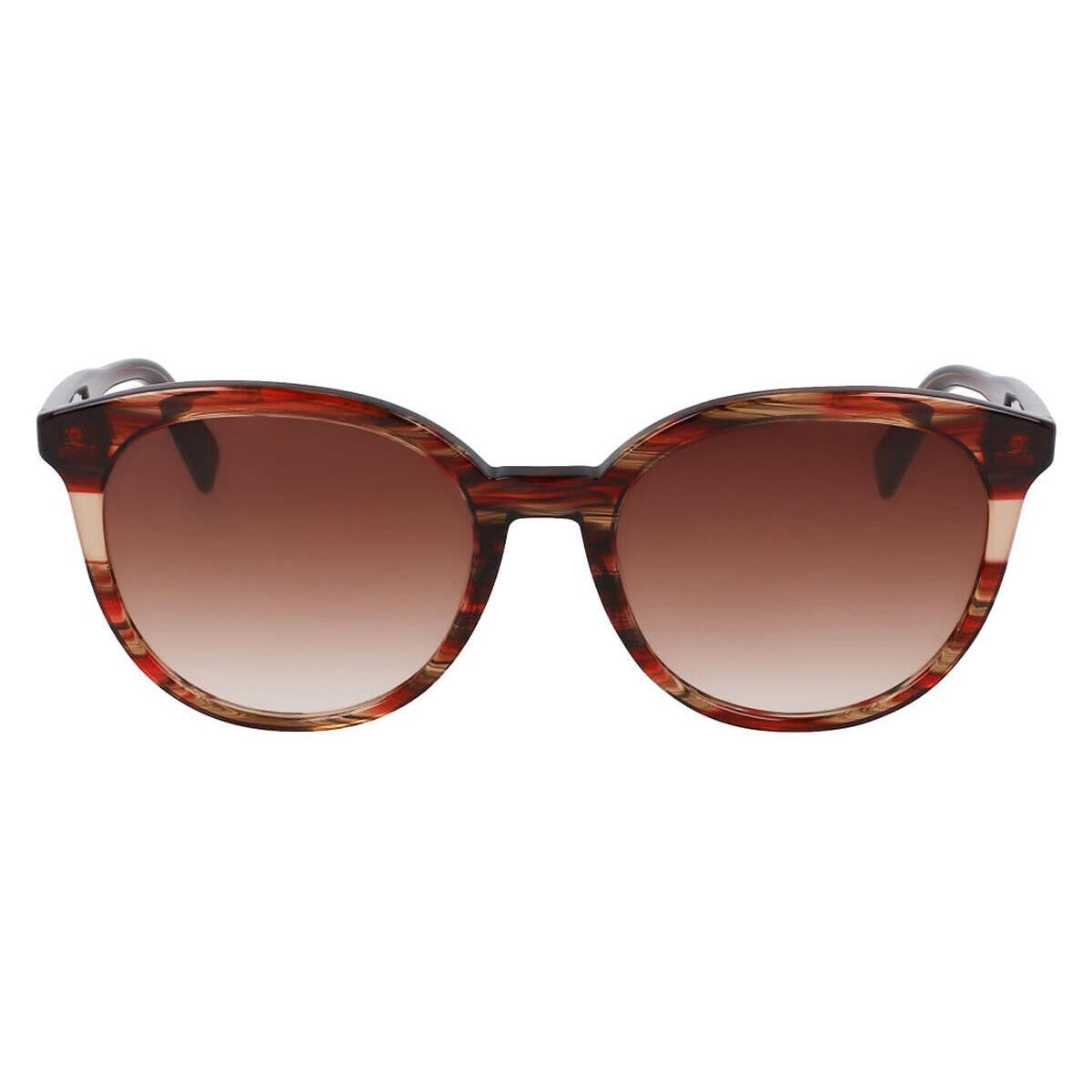 Longchamp LO752S Sunglasses Women Textured Red 55mm