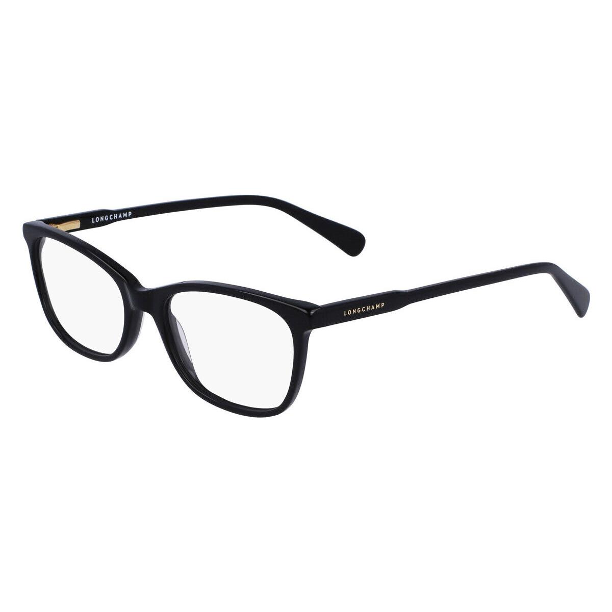 Longchamp LO2708 Eyeglasses Women Black Square 50mm