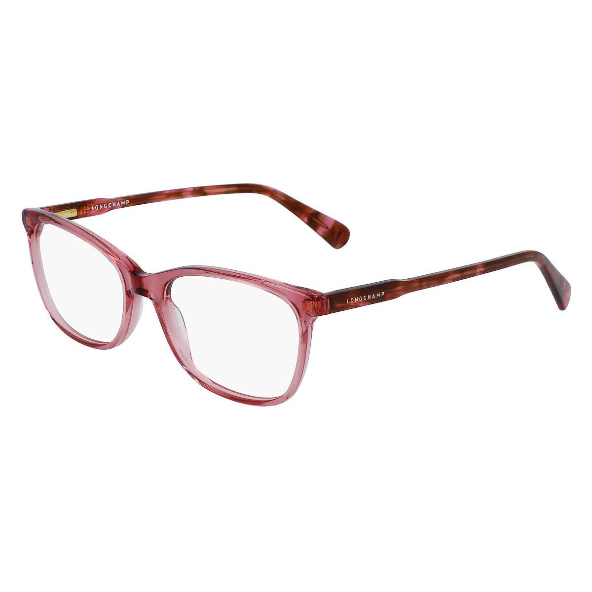 Longchamp LO2708 Eyeglasses Women Rose Square 53mm