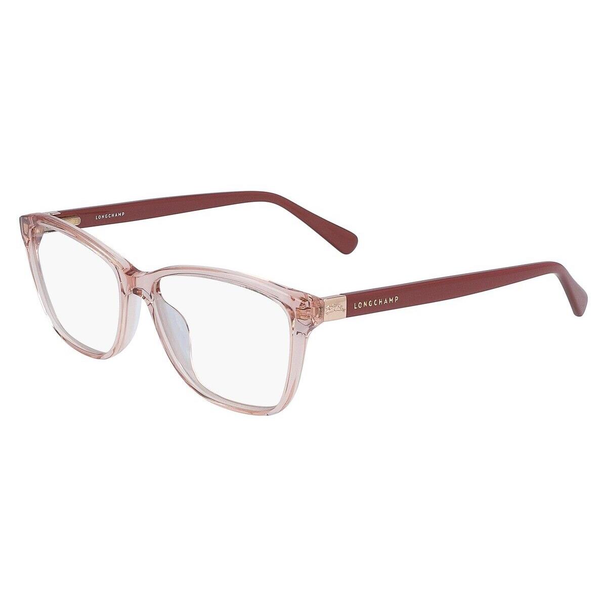 Longchamp LO2659 Eyeglasses Women Peach Rectangle 51mm