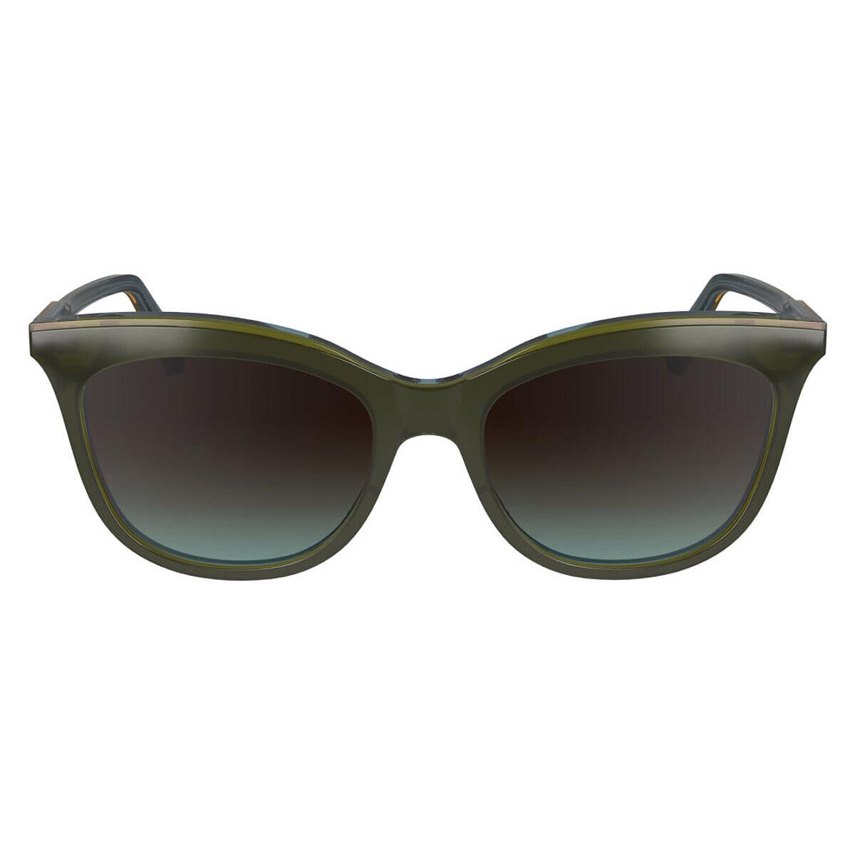 Longchamp Lon Sunglasses Women Olive/azure 53mm