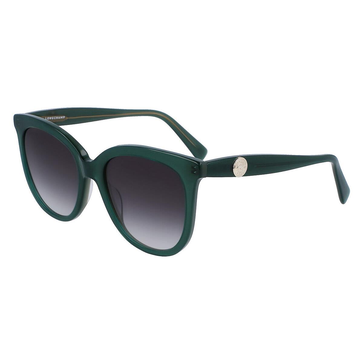 Longchamp LO731S Sunglasses Women Green Cat Eye 54mm