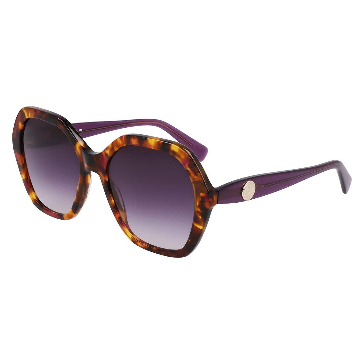 Longchamp LO759S Sunglasses Women Purple Havana/purple 54mm