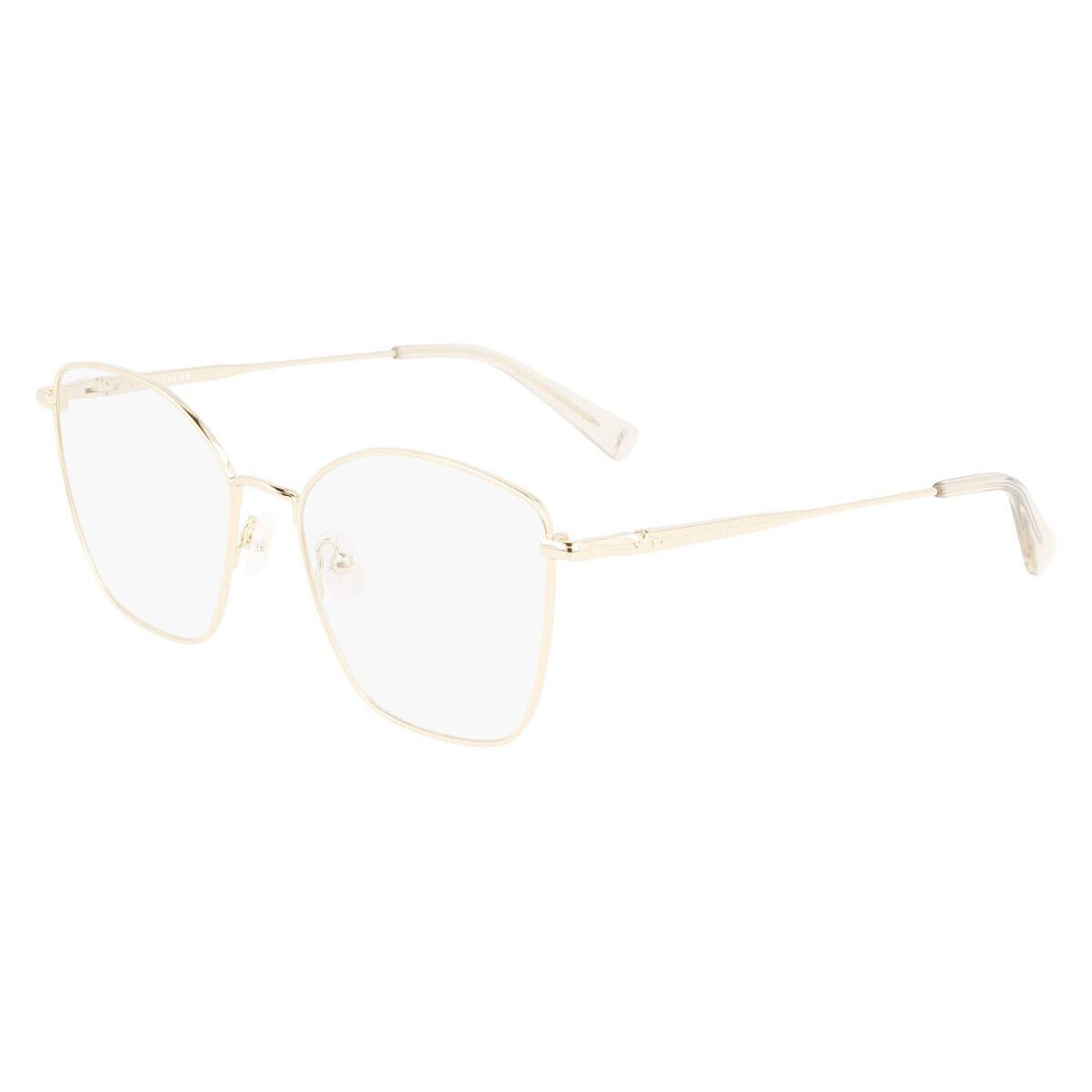 Longchamp LO2151 Eyeglasses Women Gold Butterfly 53mm