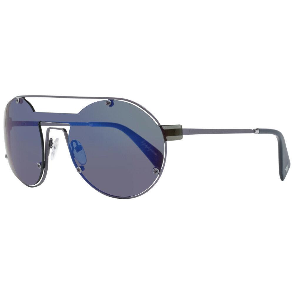 Yohji Yamamoto 7026-613 Navy/ Blue Lens Sunglasses