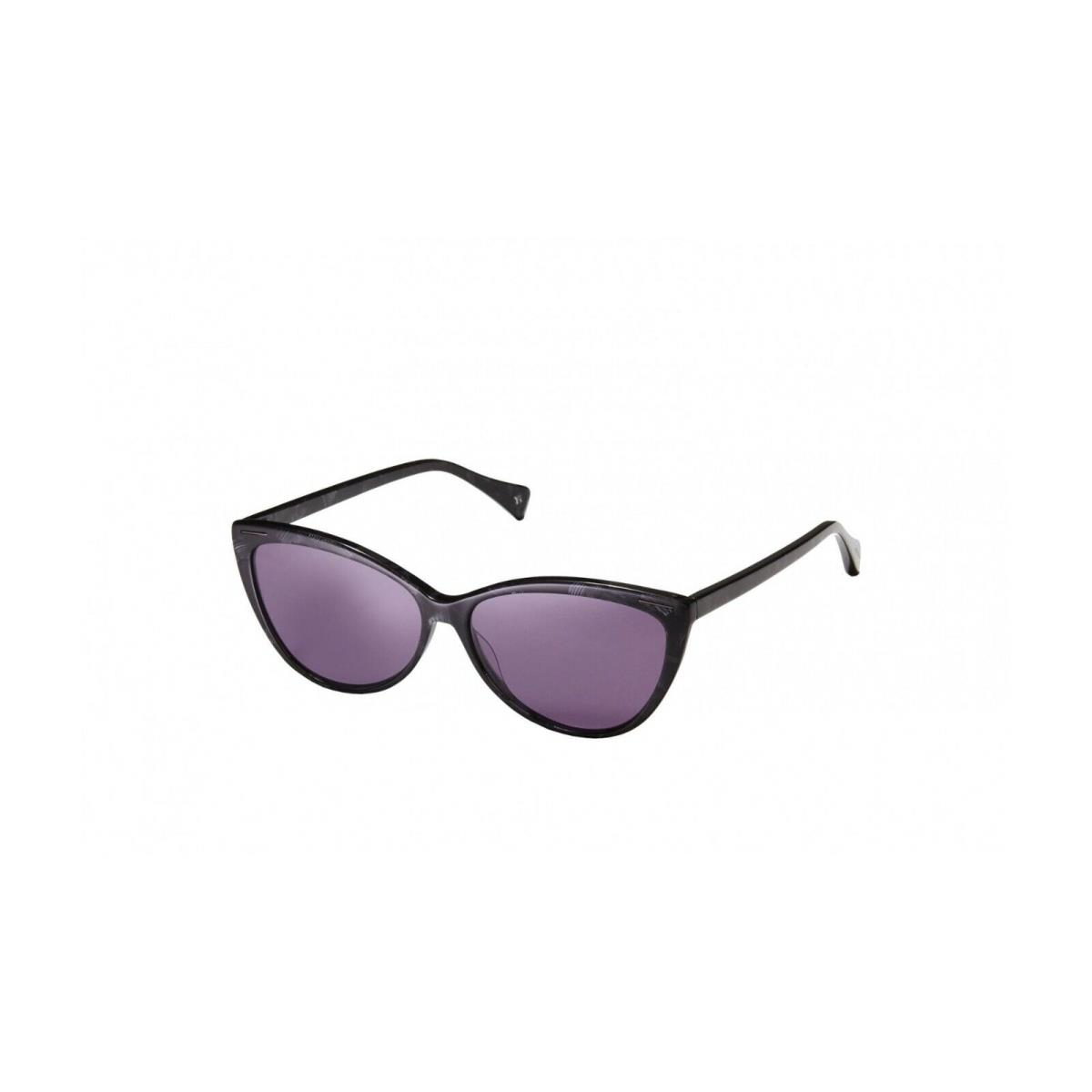 Yohji Yamamoto 5001-024 Grey Shell / Purple Lens Sunglasses