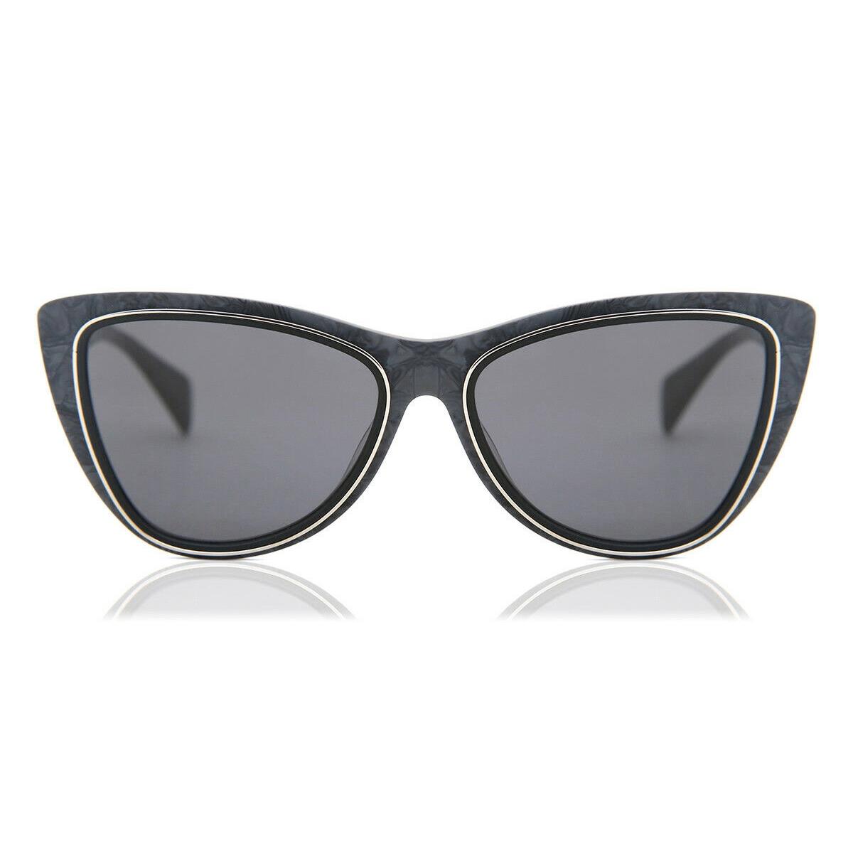 Yohji Yamamoto 5022-063 Black Mop / Grey Lens Sunglasses