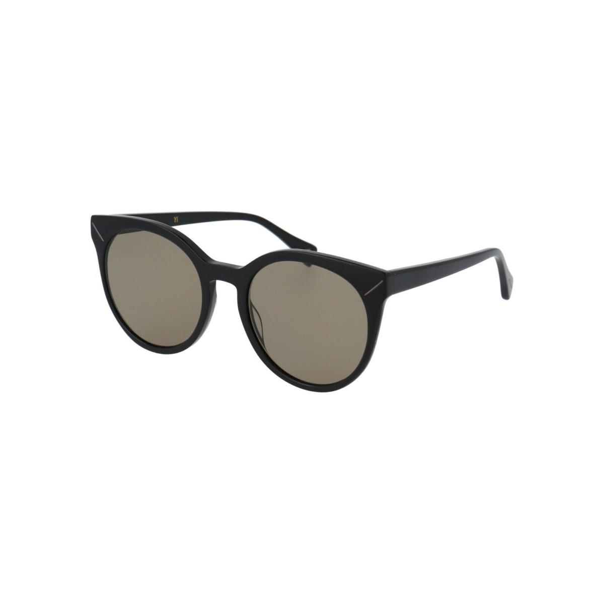 Yohji Yamamoto 5003-001 Black Frame / Brown Grey Lens Sunglasses