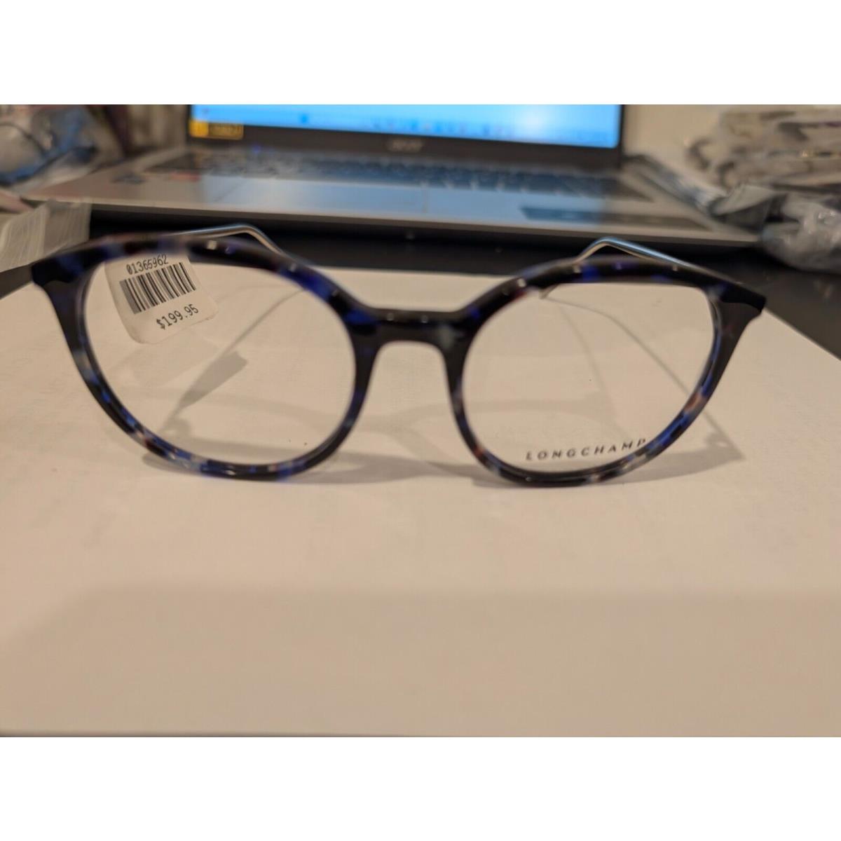 Longchamp LO2605 461 Blue Tortoise Eyeglasses 51mm/19/140