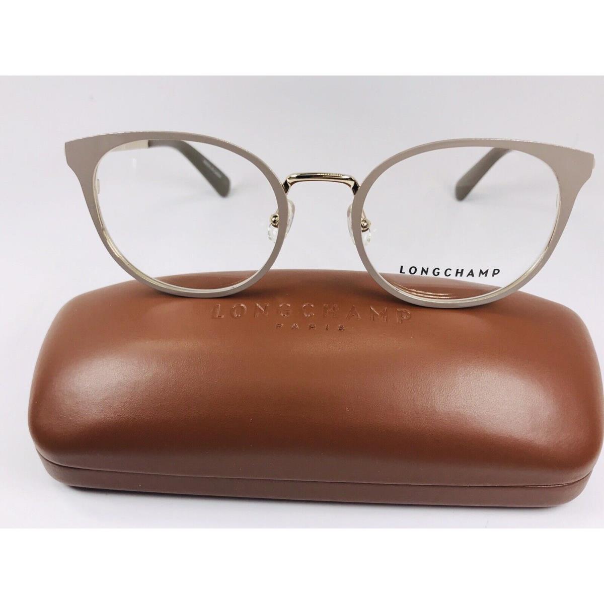 Longchamp LO2101 901 Turtledove Eyeglasses 49mm with Case