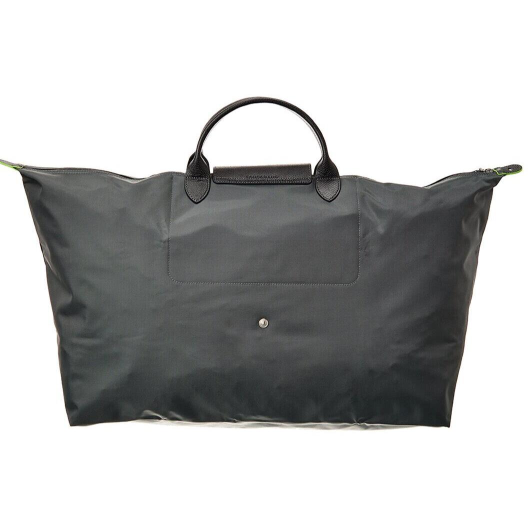 Longchamp Le Pliage Type XL Extra Large Weekender Travel Tote Graphite Gray