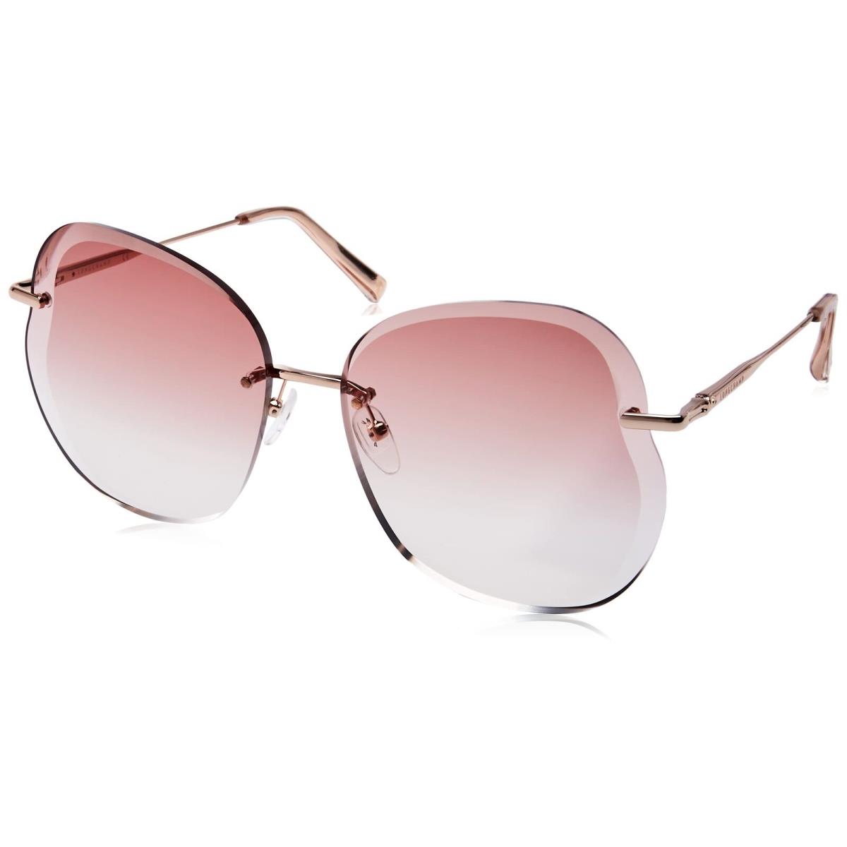 Longchamp LO160S 716 Rose Gold Sunglasses with Gradient Pink Lenses