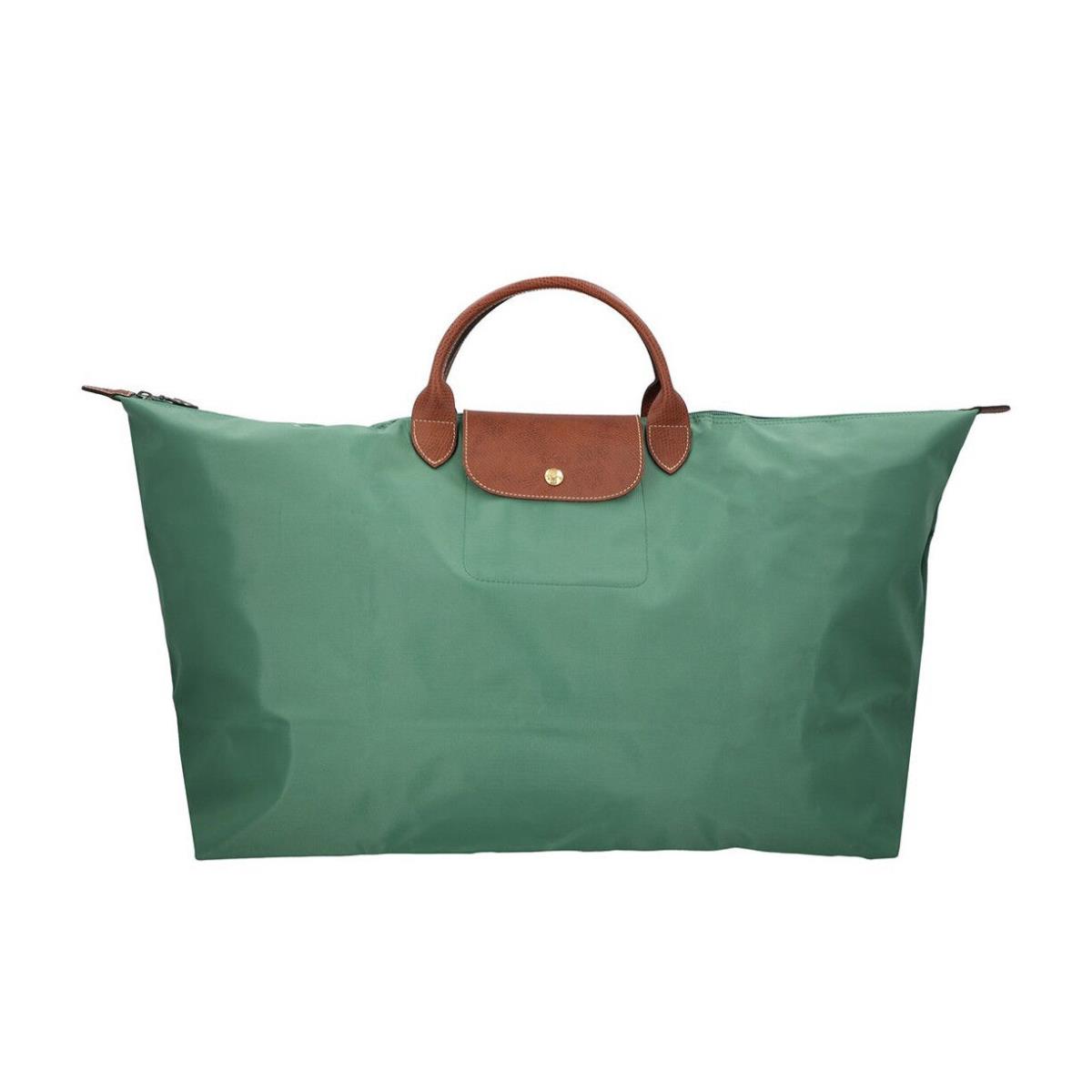 Longchamp Le Pliage Type XL Extra Large Weekender Travel Tote Sage Green