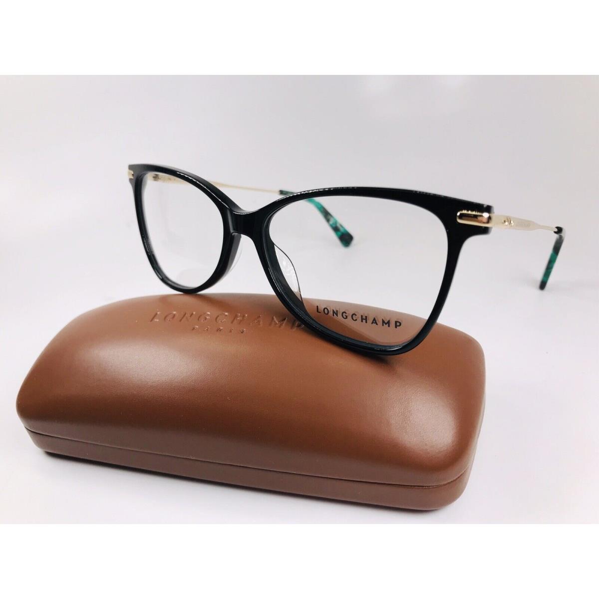 Longchamp LO2636 001 Black Eyeglasses 55mm with Case