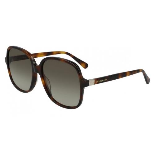 Longchamp Square Sunglasses LO668S 214 Havana 58 16 140