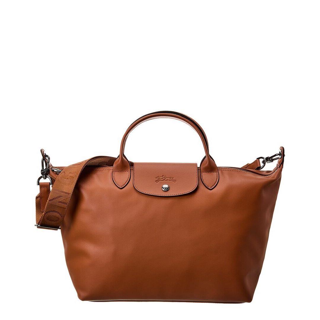 Longchamp Le Pliage Xtra Leather Bag Women`s Brown