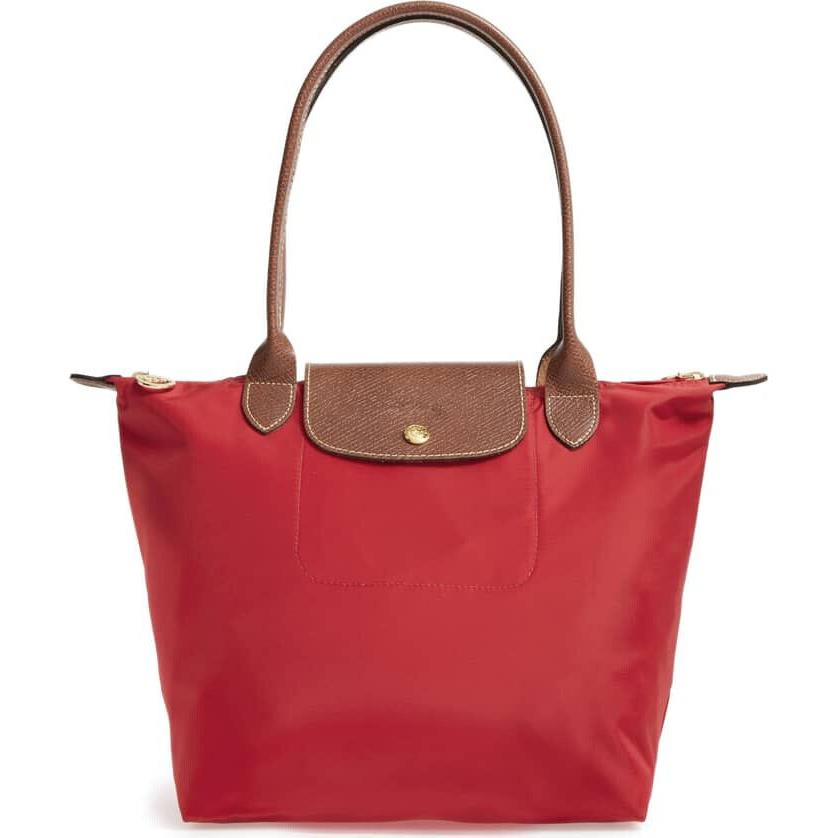 Longchamp LE Pliage Medium Small Nylon Tote 2605089545 Red