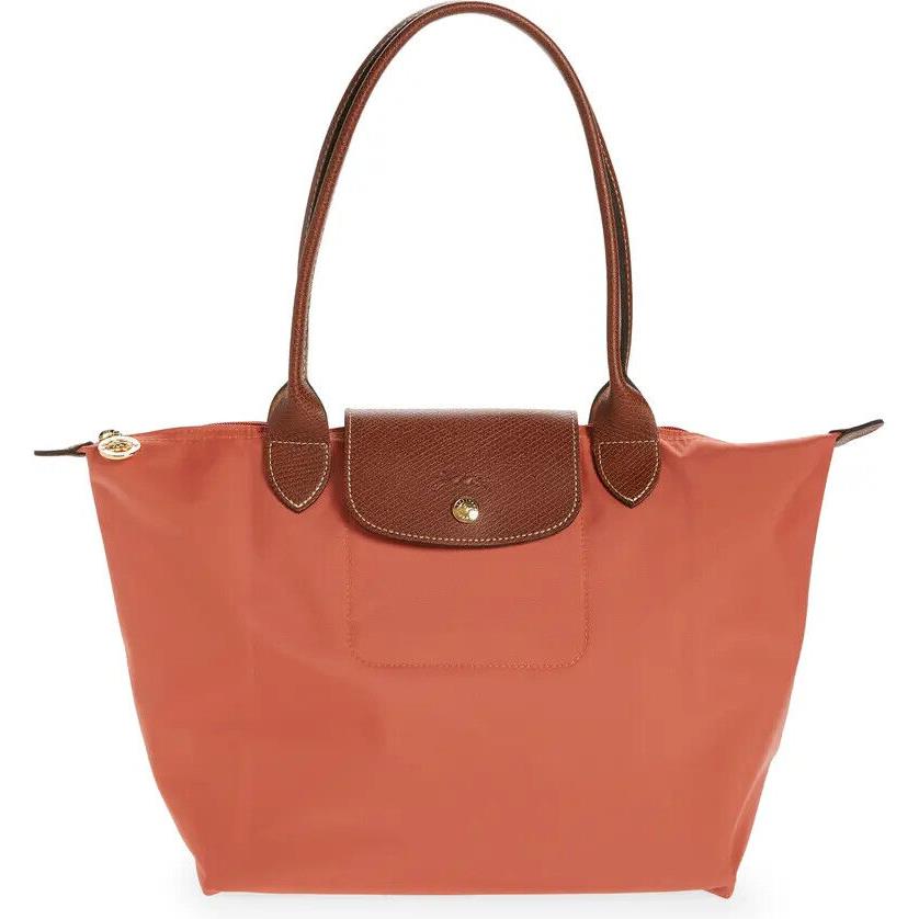 Longchamp Le Pliage Med Sml Nylon Shoulder Tote 2605089 Blush Pink