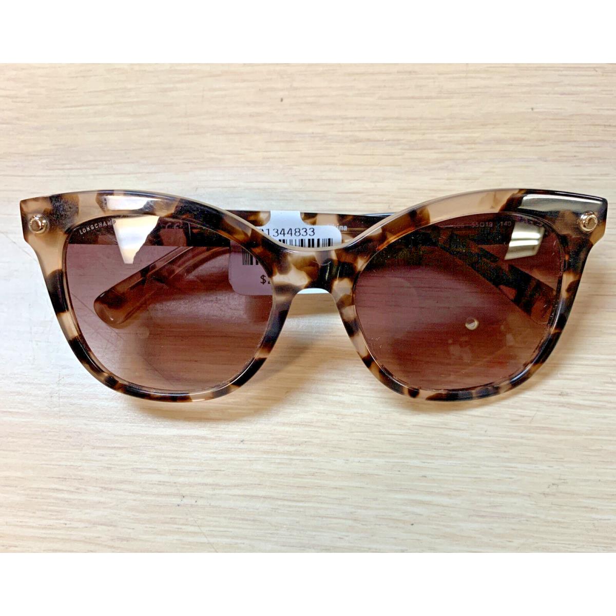 Longchamp LO615S-606 55/19/140 Rose Tortoise Sunglasses +