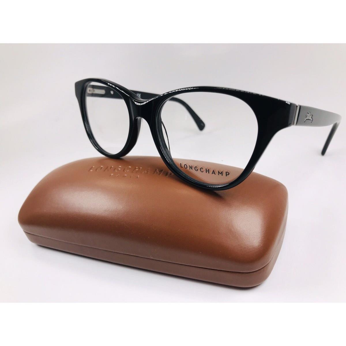 Longchamp LO2601 001 Black Eyeglasses 51mm with Case