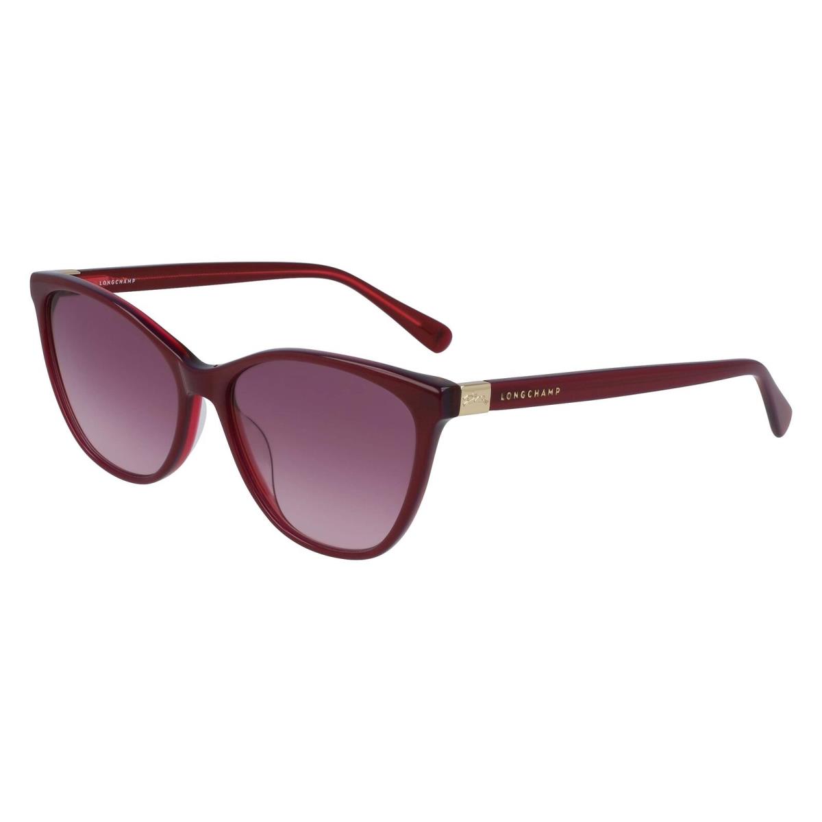 Longchamp LO 659S 512 Purple Sunglasses with Pink Gradient Lenses