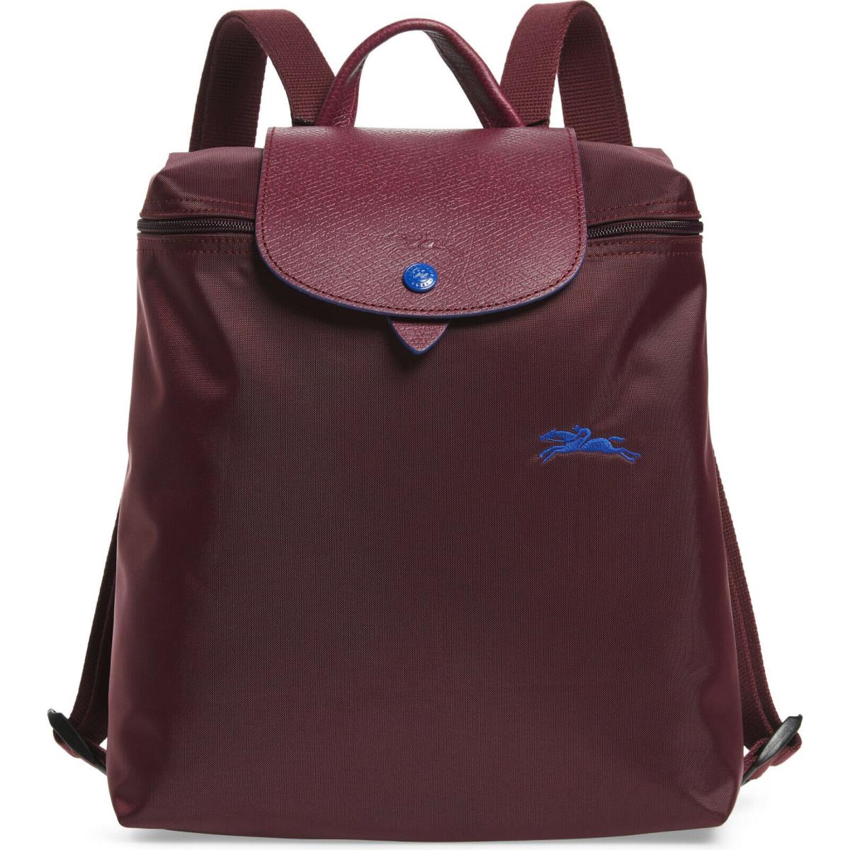 Longchamp Le Pliage Club Nylon Travel Backpack Plum Purple