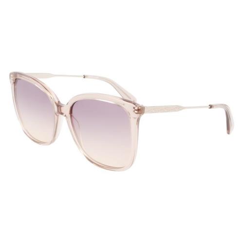 Longchamp LO 706S 250 Crystal Beige Sunglasses with Gradient Lenses