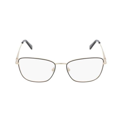 Longchamp LO 2141 720 Gold Black Eyeglasses 53/16/140 with Longchamp Case - Black Light Gold, Frame: Gold & Black, Manufacturer: 720