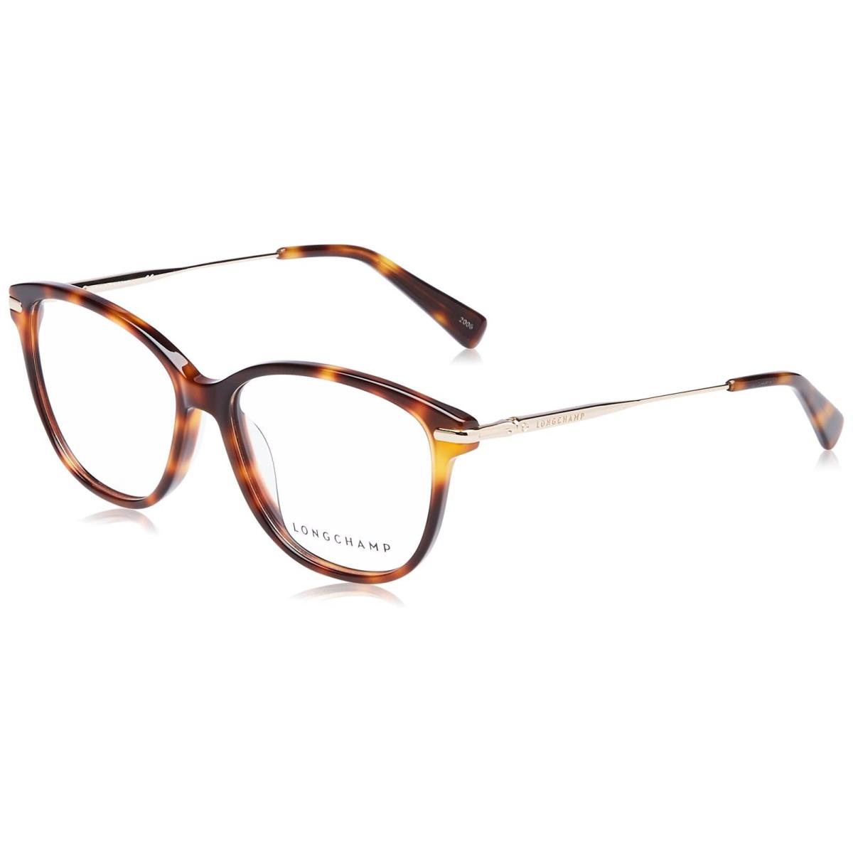 Longchamp LO 2669 214 Havana Eyeglasses 53/14/135 with Longchamp Case - Havana, Frame: Havana, Manufacturer: 214