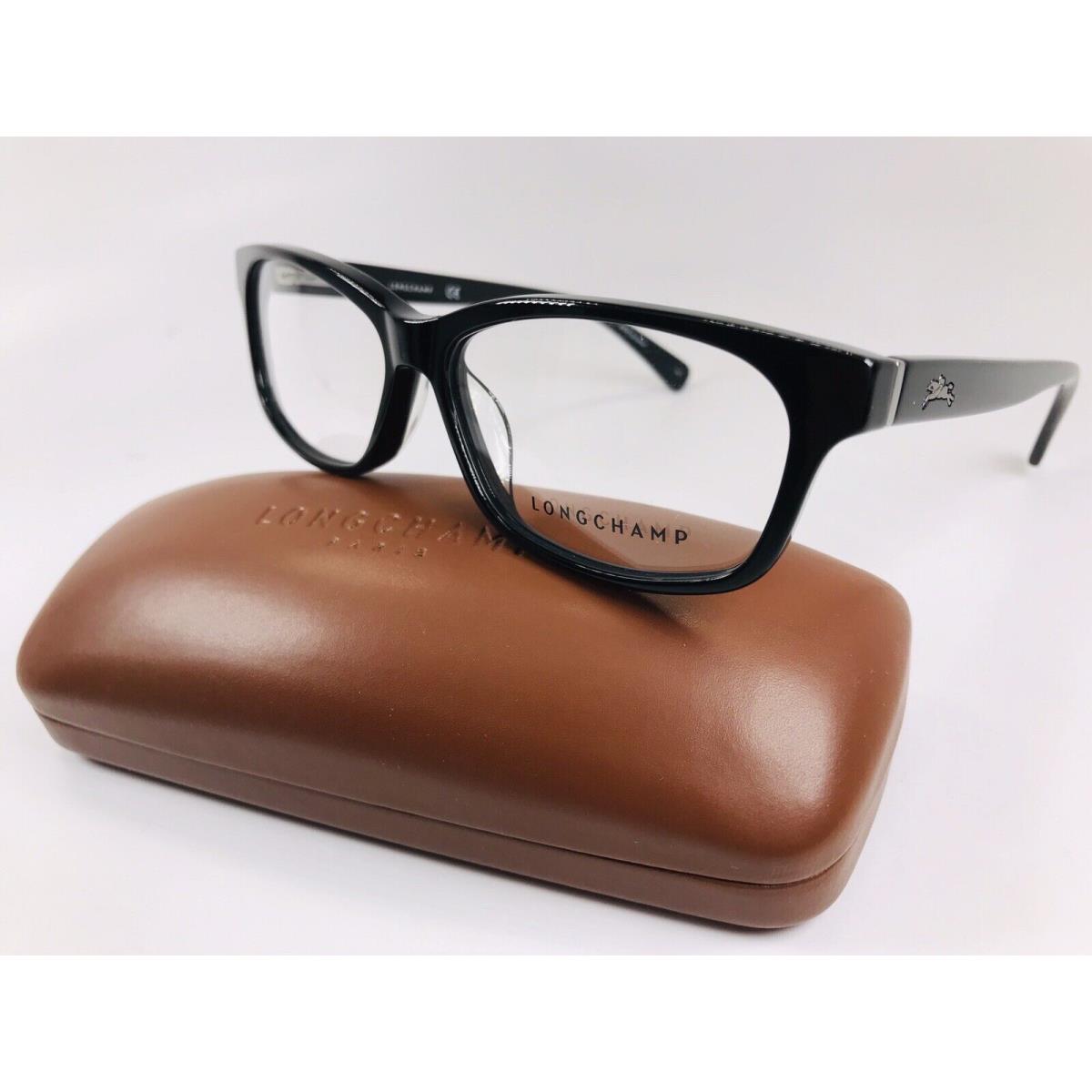 Longchamp LO2600 001 Black Eyeglasses 55mm with Case