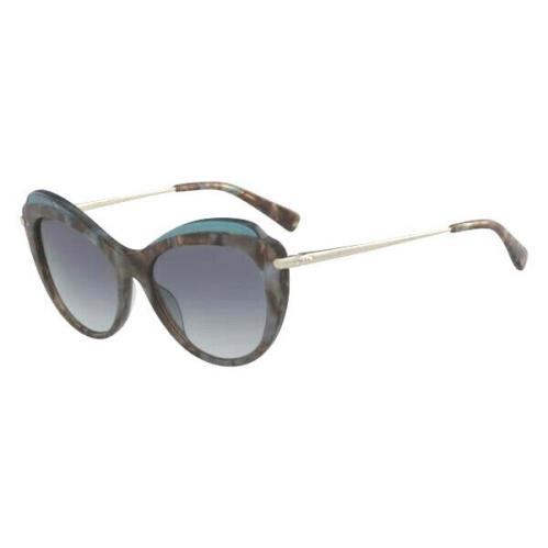 Longchamp Sunglasses LO617s 251 Marble Brown Women`s Cat Eye Sunglasses