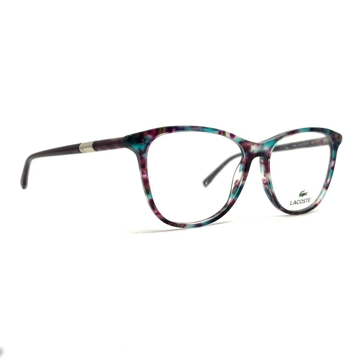 Longchamp Eyeglasses Frames L2822 444 Multicolor Green Burgundy 53-14-140