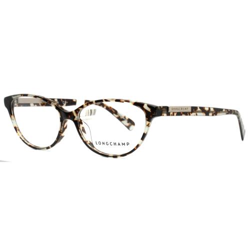 Longchamp LO2645 227 Havana Aqua Womens Cat Eye Eyeglasses 53-14-140 B:37