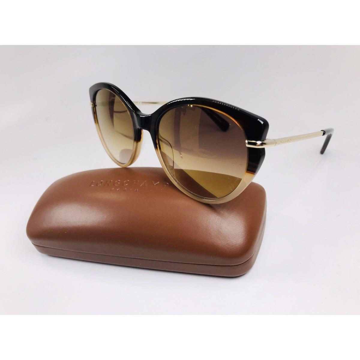 Longchamp LO626S 218 Havana Honey Sunglasses 54mm with Case