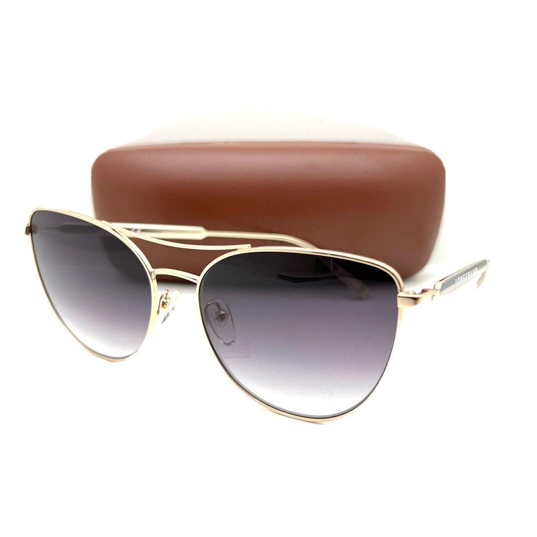 Longchamp Sunglasses LO 134S 714 Gold 59-14-140 with Case