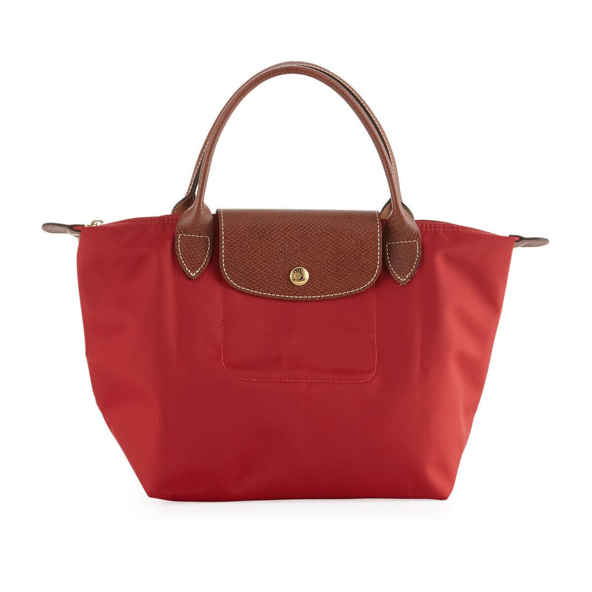 Longchamp Le Pliage Type S Small Handheld Tote 1621089 Red