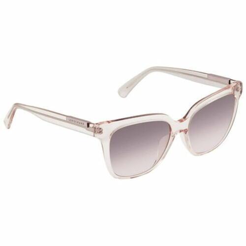 Longchamp LO 644S 691 Crystal Pink Sunglasses with Light Pink Lenses - Pink, Frame: Pink, Lens: Pink