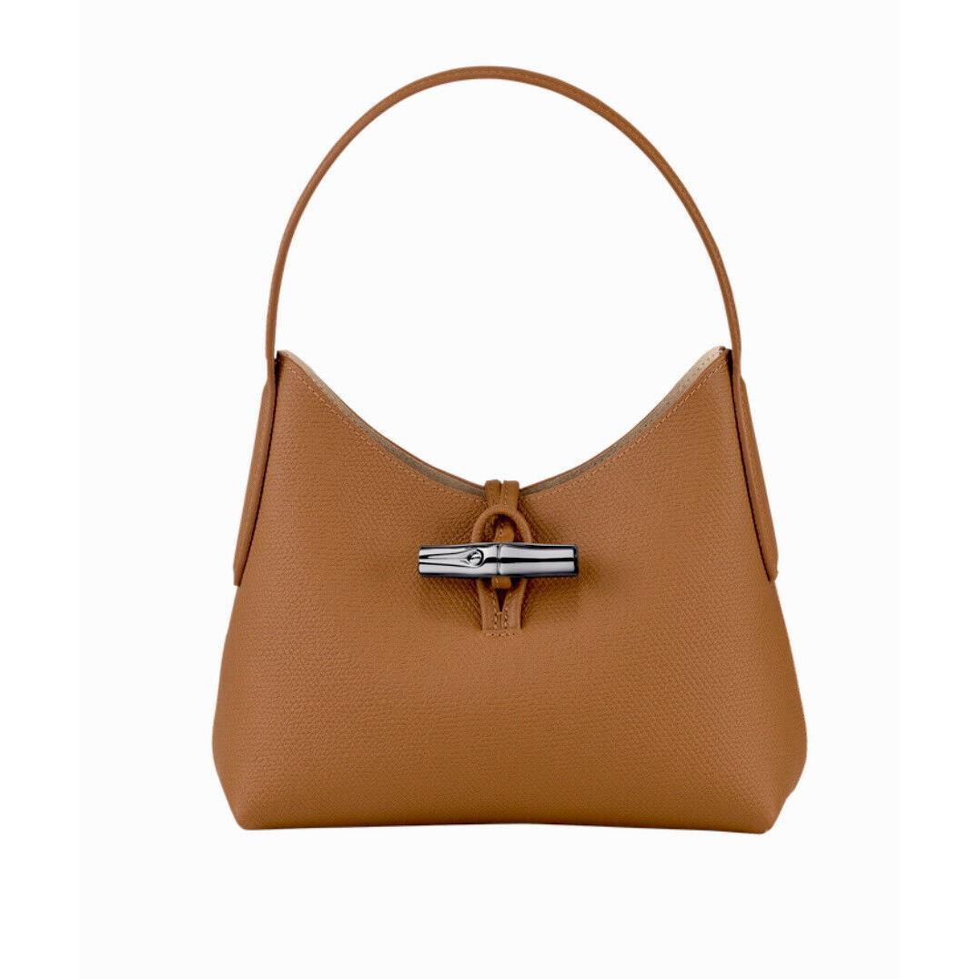 Longchamp Roseau Shoulder Bag XS - Beige Leather