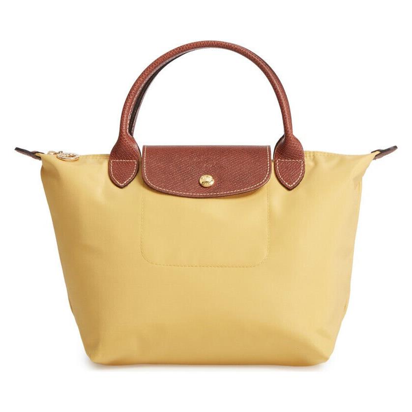 Longchamp Le Pliage Type S Small Handheld Tote 1621089 Curry Yellow