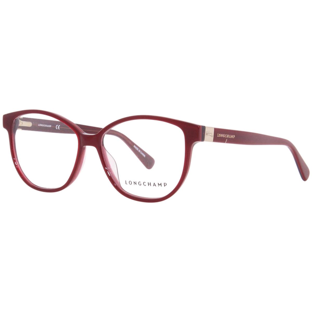 Longchamp LO 2663 604 Burgundy Eyeglasses 52/14/140 with Longchamp Case