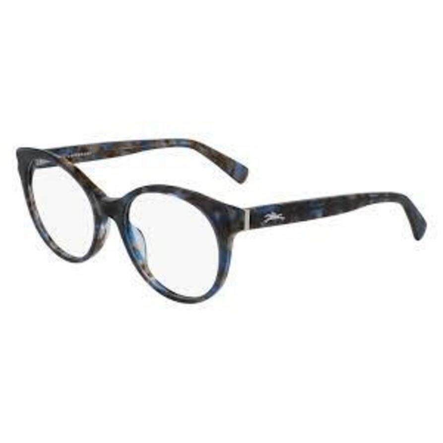 Longchamp LO2628 420 Blue Tortoise Eyeglasses 52mm with Case