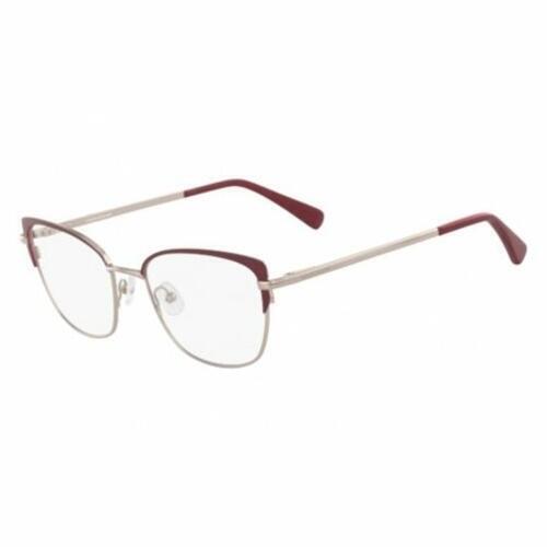 Longchamp LO2108 623 Cherry Red Eyeglasses 51mm with Longchamp Case