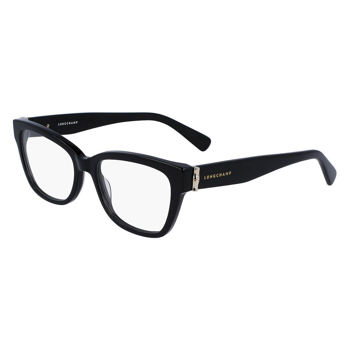 Longchamp LO2713 Eyeglasses Women Black Square 54mm