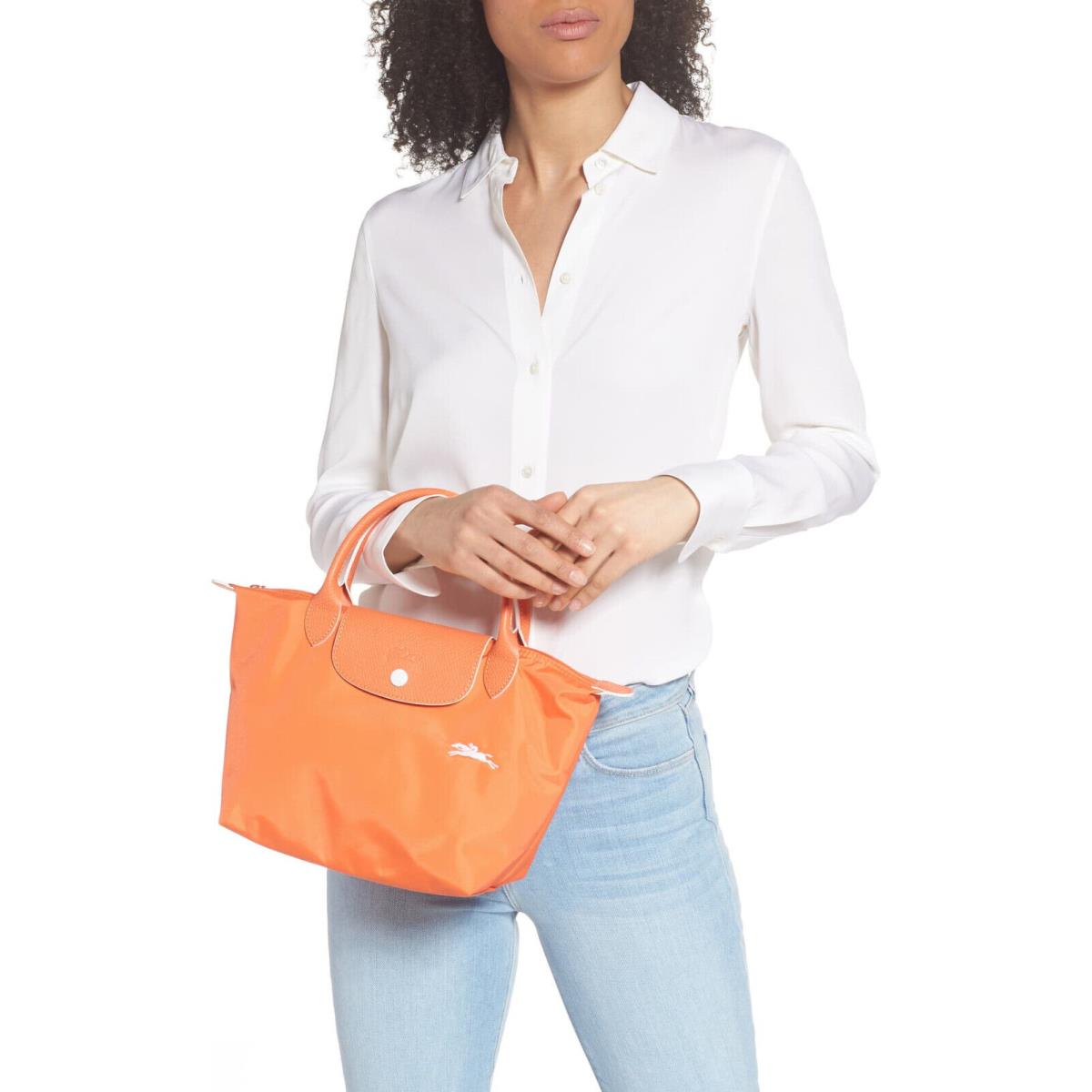 Longchamp Le Pliage Type S Club Small Tote 1621619 Orange