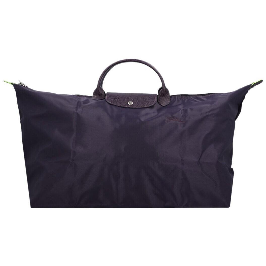 Longchamp Le Pliage XL Extra Large Weekender Travel Tote Bilberry Purple Fash Brands